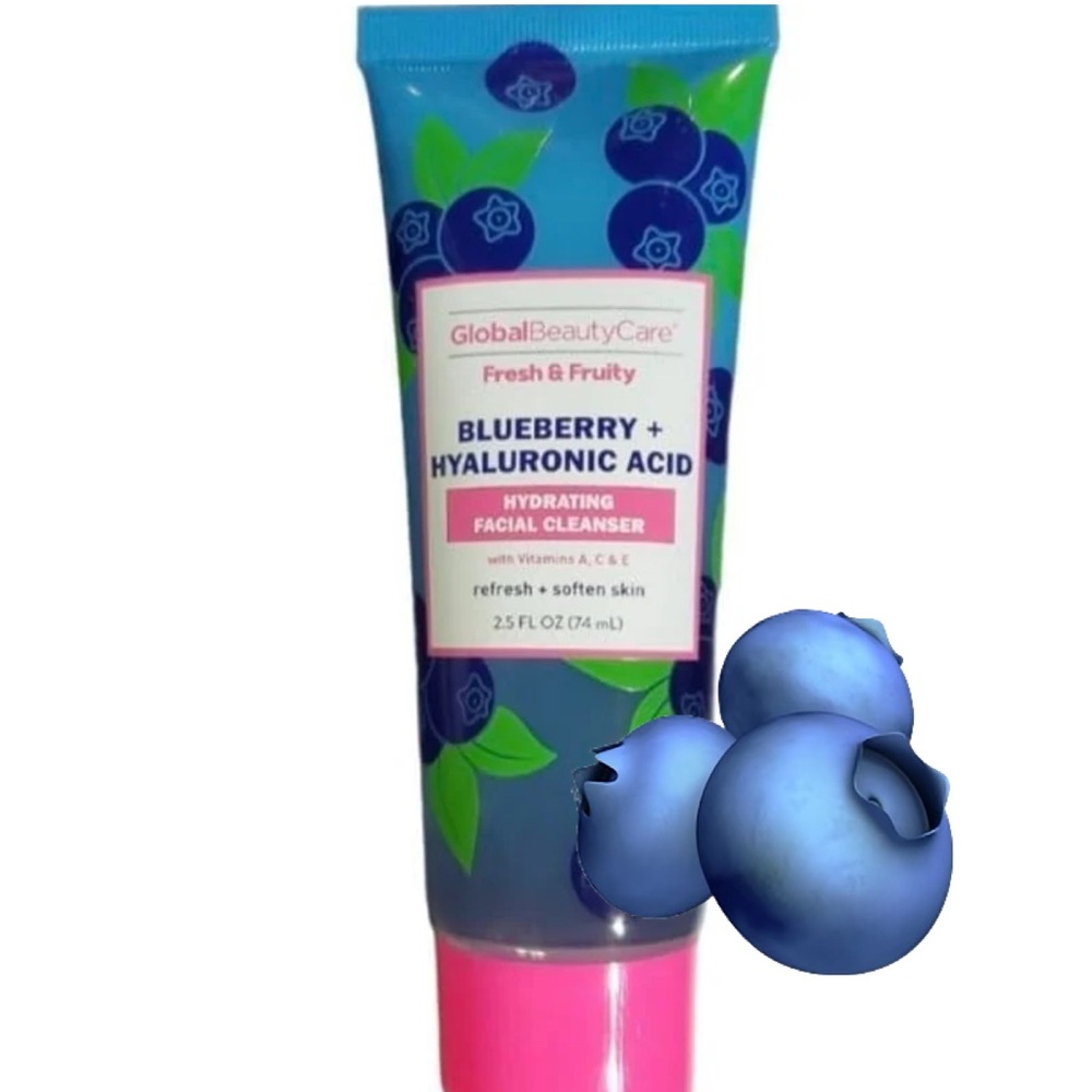 NWT 
Fresh and Fruity Blueberry Hyaluronic Acid Hydrating Facial Cleanser
